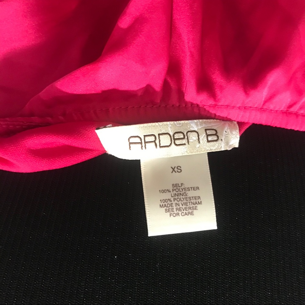 Arden B Pink Ruffled Dress - Picture 9 of 9